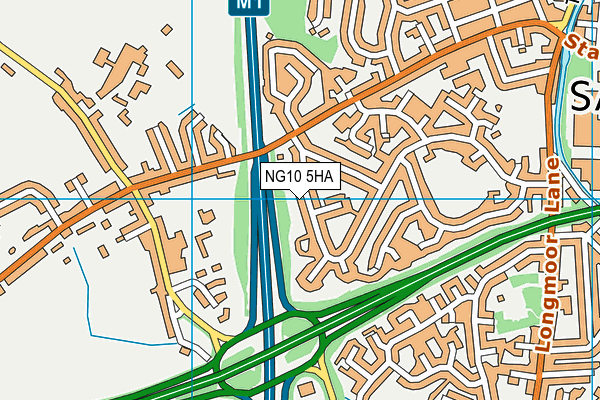 NG10 5HA map - OS VectorMap District (Ordnance Survey)