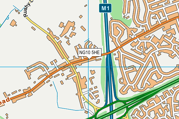 NG10 5HE map - OS VectorMap District (Ordnance Survey)