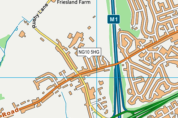 NG10 5HG map - OS VectorMap District (Ordnance Survey)