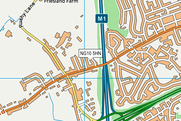 NG10 5HN map - OS VectorMap District (Ordnance Survey)