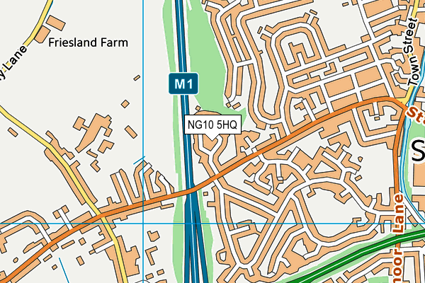 NG10 5HQ map - OS VectorMap District (Ordnance Survey)