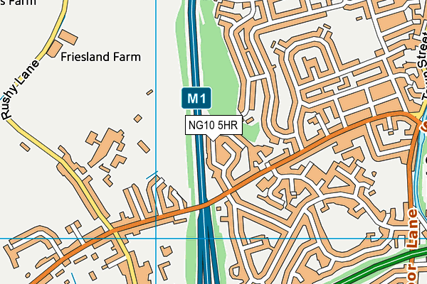 NG10 5HR map - OS VectorMap District (Ordnance Survey)