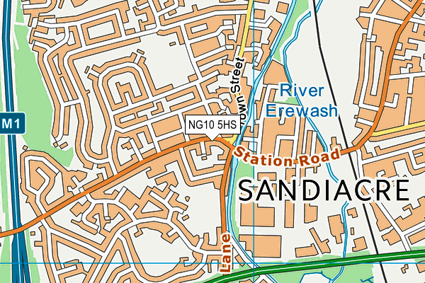 Map of SPA DIAMOND NOTTINGHAM LIMITED at district scale