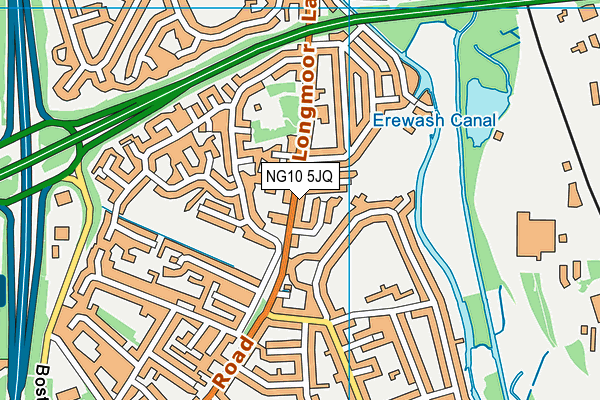NG10 5JQ map - OS VectorMap District (Ordnance Survey)