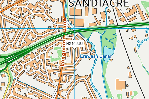 NG10 5JU map - OS VectorMap District (Ordnance Survey)