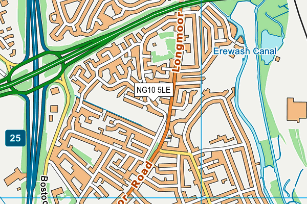 NG10 5LE map - OS VectorMap District (Ordnance Survey)