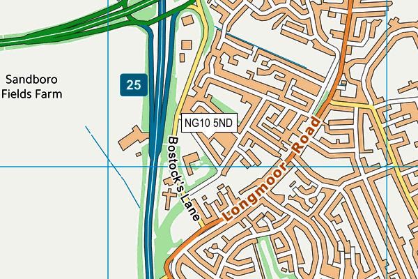 NG10 5ND map - OS VectorMap District (Ordnance Survey)