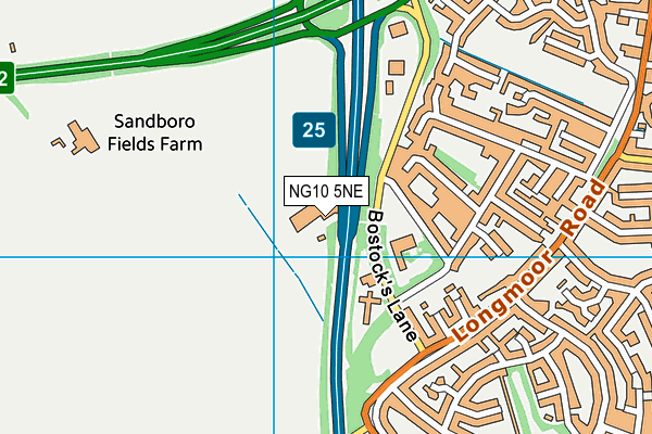 NG10 5NE map - OS VectorMap District (Ordnance Survey)