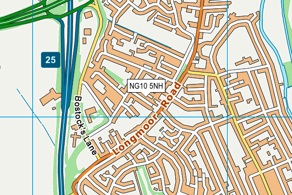 NG10 5NH map - OS VectorMap District (Ordnance Survey)