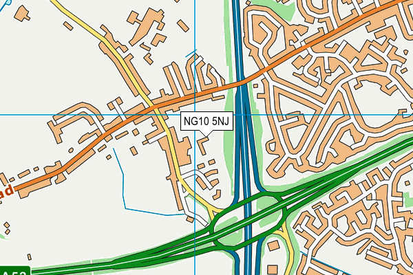 NG10 5NJ map - OS VectorMap District (Ordnance Survey)