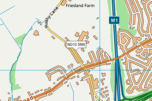 NG10 5NN map - OS VectorMap District (Ordnance Survey)