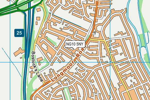 NG10 5NY map - OS VectorMap District (Ordnance Survey)