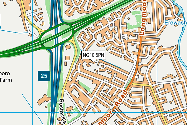 NG10 5PN map - OS VectorMap District (Ordnance Survey)