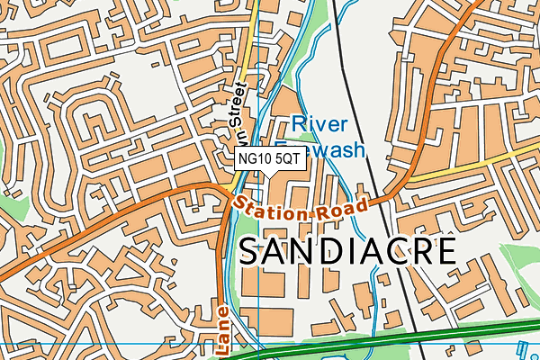 NG10 5QT map - OS VectorMap District (Ordnance Survey)