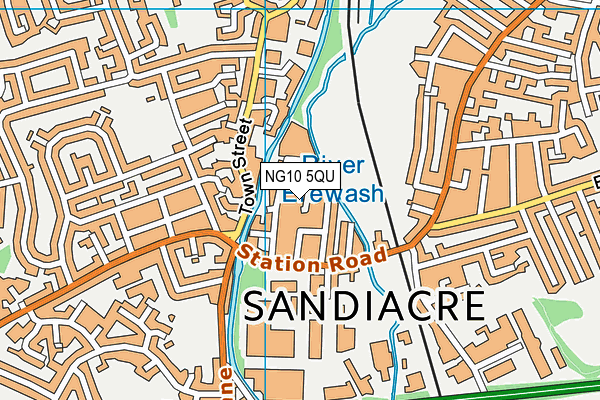 NG10 5QU map - OS VectorMap District (Ordnance Survey)