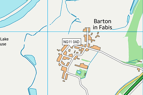 NG11 0AD map - OS VectorMap District (Ordnance Survey)