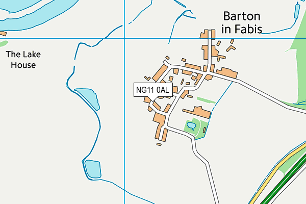 NG11 0AL map - OS VectorMap District (Ordnance Survey)