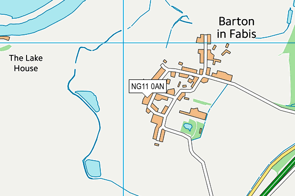 NG11 0AN map - OS VectorMap District (Ordnance Survey)