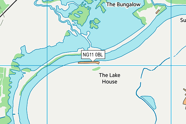 NG11 0BL map - OS VectorMap District (Ordnance Survey)