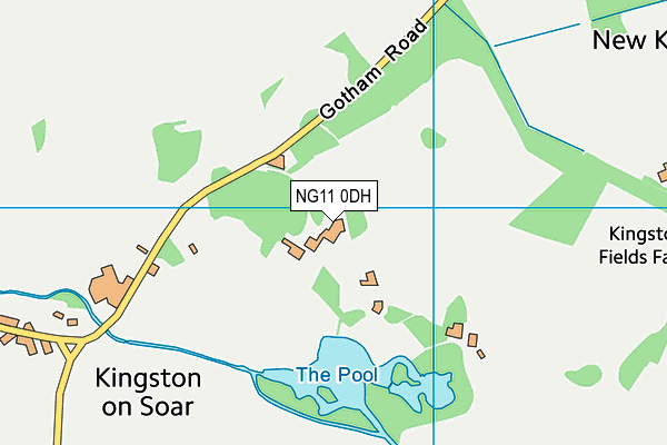 NG11 0DH map - OS VectorMap District (Ordnance Survey)