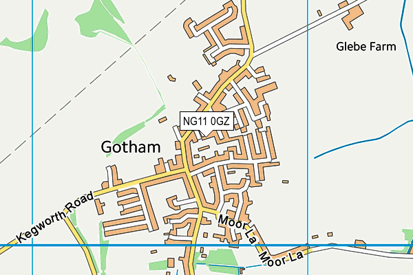 NG11 0GZ map - OS VectorMap District (Ordnance Survey)