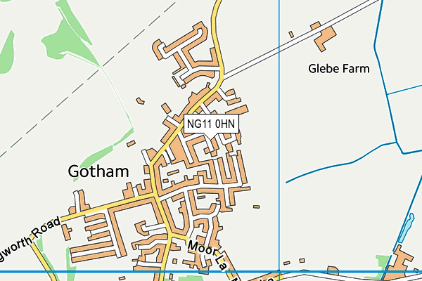 NG11 0HN map - OS VectorMap District (Ordnance Survey)