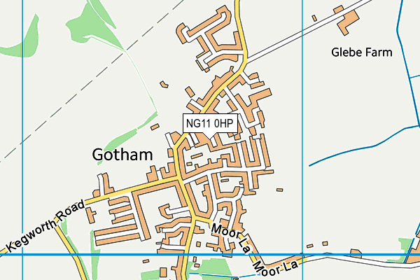 NG11 0HP map - OS VectorMap District (Ordnance Survey)