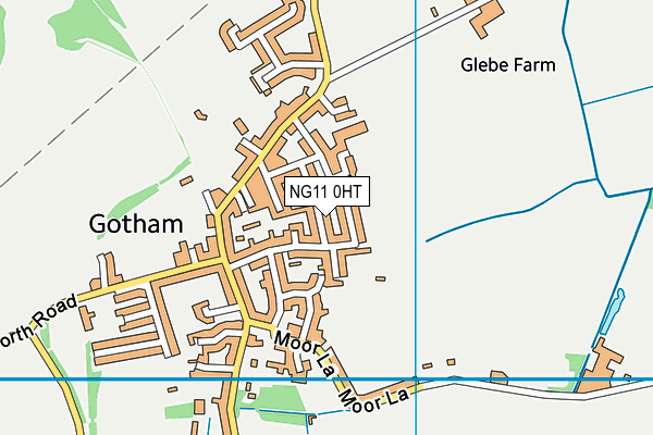 NG11 0HT map - OS VectorMap District (Ordnance Survey)