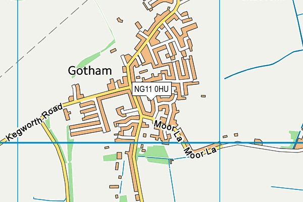 NG11 0HU map - OS VectorMap District (Ordnance Survey)