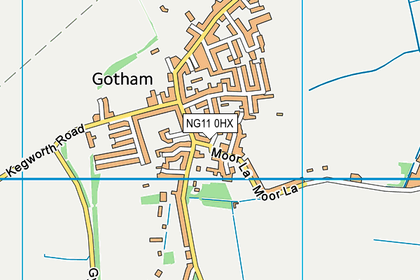 NG11 0HX map - OS VectorMap District (Ordnance Survey)