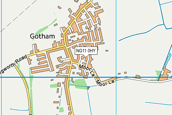 NG11 0HY map - OS VectorMap District (Ordnance Survey)