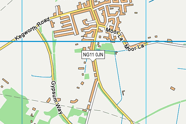 NG11 0JN map - OS VectorMap District (Ordnance Survey)