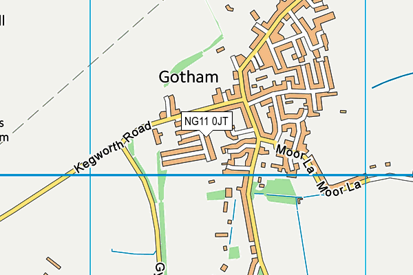 NG11 0JT map - OS VectorMap District (Ordnance Survey)