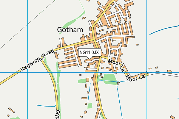 NG11 0JX map - OS VectorMap District (Ordnance Survey)