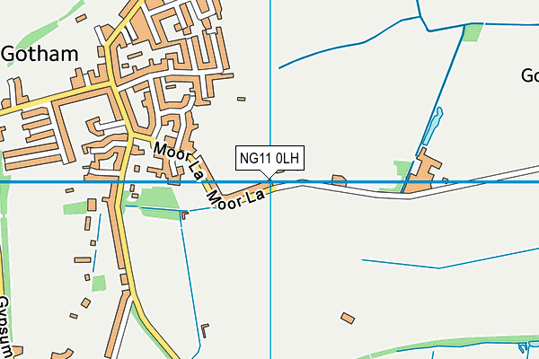 NG11 0LH map - OS VectorMap District (Ordnance Survey)