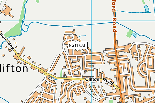 Ironworks Gym (Closed) map (NG11 6AT) - OS VectorMap District (Ordnance Survey)