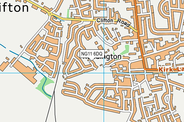 NG11 6DQ map - OS VectorMap District (Ordnance Survey)