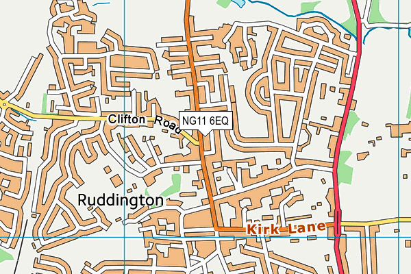 NG11 6EQ map - OS VectorMap District (Ordnance Survey)