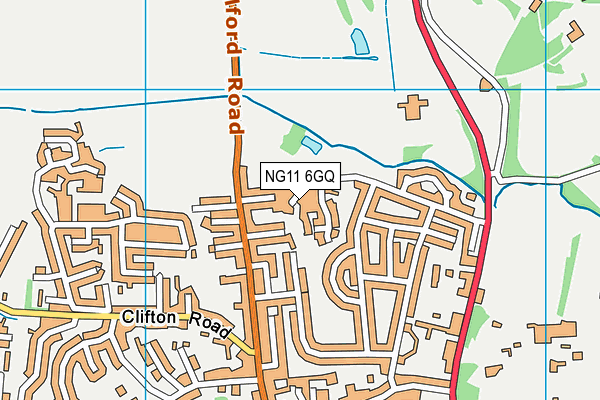 NG11 6GQ map - OS VectorMap District (Ordnance Survey)