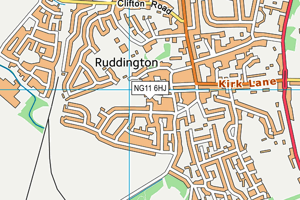 NG11 6HJ map - OS VectorMap District (Ordnance Survey)