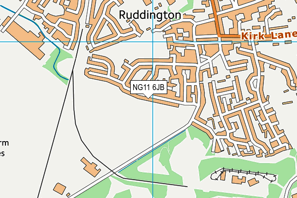 NG11 6JB map - OS VectorMap District (Ordnance Survey)