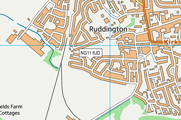 NG11 6JD map - OS VectorMap District (Ordnance Survey)