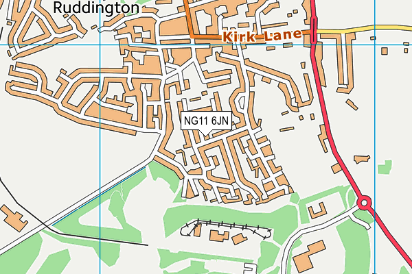 NG11 6JN map - OS VectorMap District (Ordnance Survey)