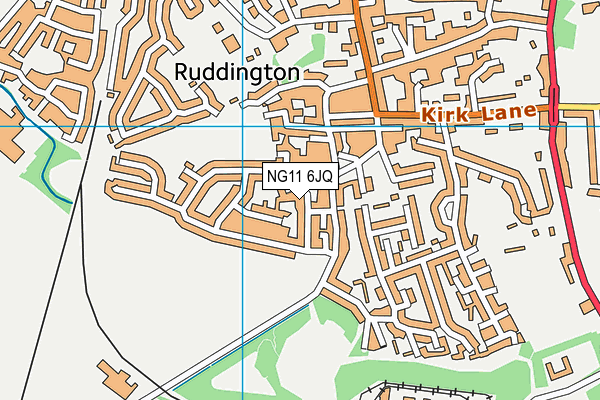 NG11 6JQ map - OS VectorMap District (Ordnance Survey)