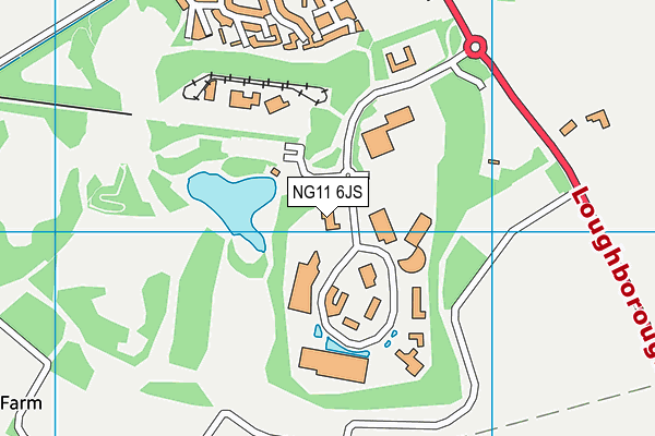 NG11 6JS map - OS VectorMap District (Ordnance Survey)