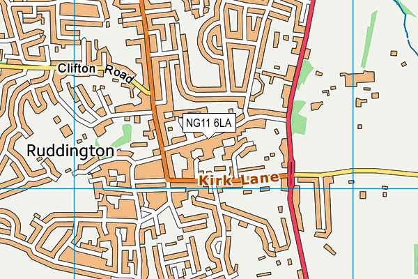 Map of EASTHORPE COURT MANAGEMENT LIMITED at district scale