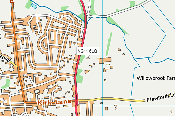 NG11 6LQ map - OS VectorMap District (Ordnance Survey)