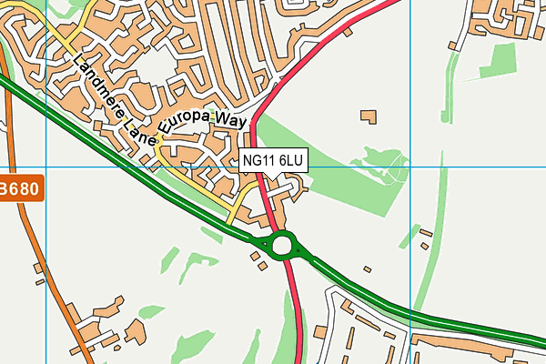 Map of SHERWOOD REGAL ESTATES LTD at district scale