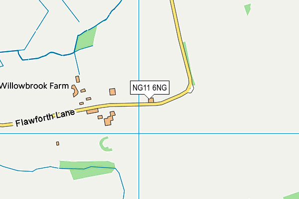 NG11 6NG map - OS VectorMap District (Ordnance Survey)