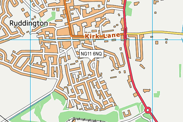 NG11 6NQ map - OS VectorMap District (Ordnance Survey)